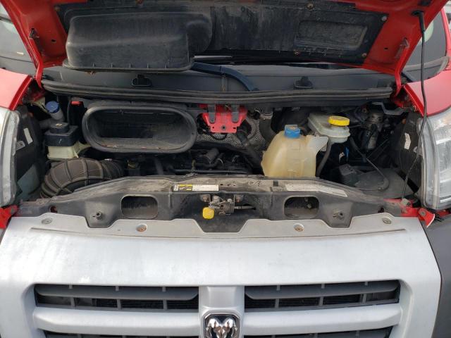 3C6TRVPG7EE122816 - 2014 RAM PROMASTER 2500 HIGH Қызыл фото 12