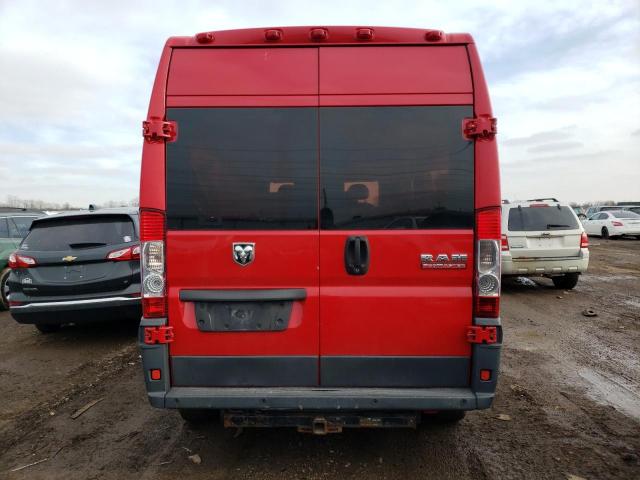 3C6TRVPG7EE122816 - 2014 RAM PROMASTER 2500 HIGH Қызыл фото 6