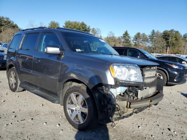 5FNYF4H97CB042764 - 2012 HONDA PILOT TOURING GRAY photo 4