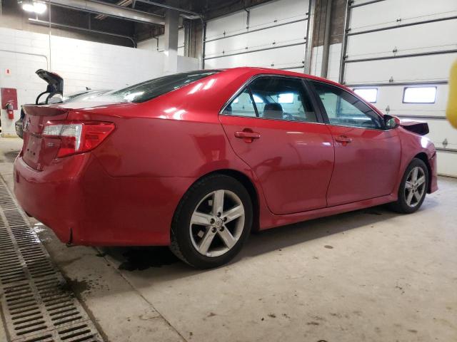 4T1BF1FK5EU787111 - 2014 TOYOTA CAMRY L RED photo 3