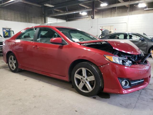 4T1BF1FK5EU787111 - 2014 TOYOTA CAMRY L RED photo 4