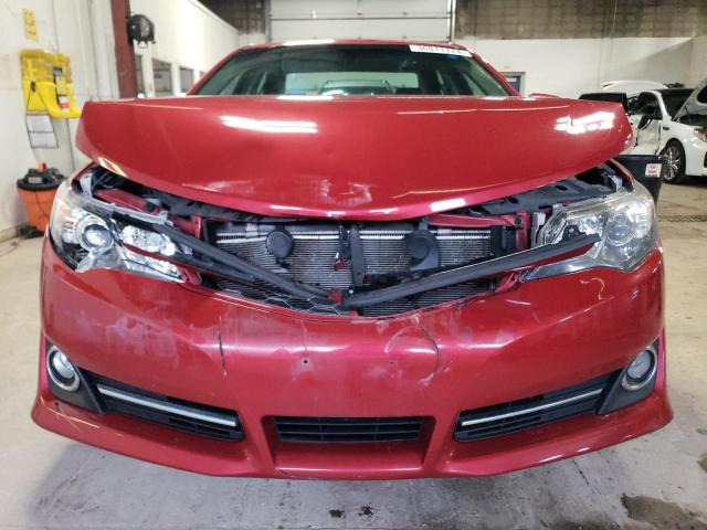 4T1BF1FK5EU787111 - 2014 TOYOTA CAMRY L RED photo 5