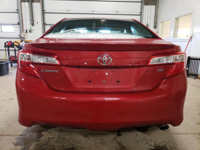 4T1BF1FK5EU787111 - 2014 TOYOTA CAMRY L RED photo 6