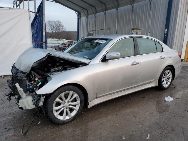 KMHGC4DD4DU245467 - 2013 HYUNDAI GENESIS 3.8L SILVER photo 1