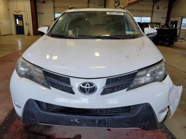 JTMRFREV4ED049569 - 2014 TOYOTA RAV4 XLE WHITE photo 5