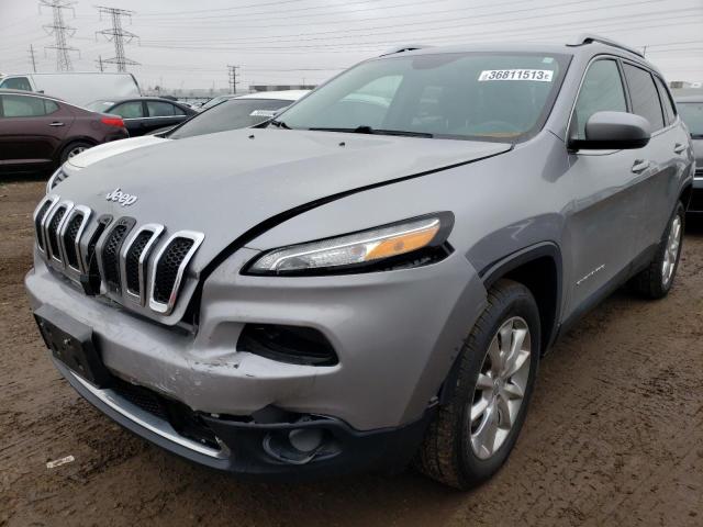 1C4PJMDB2GW151458 - 2016 JEEP CHEROKEE LIMITED GRAY photo 1