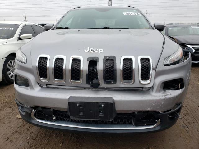 1C4PJMDB2GW151458 - 2016 JEEP CHEROKEE LIMITED GRAY photo 5