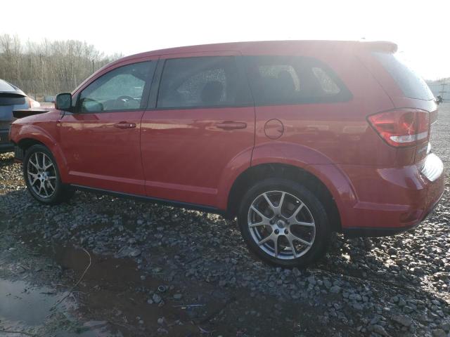 3C4PDCEG9JT474639 - 2018 DODGE JOURNEY GT RED photo 2