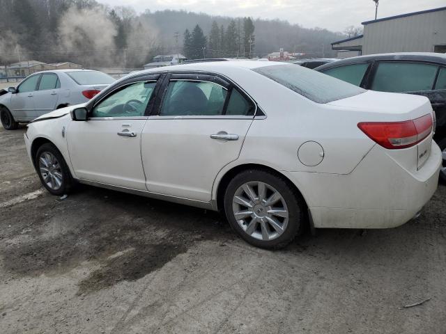 3LNHL2JC0AR636820 - 2010 LINCOLN MKZ WHITE photo 2