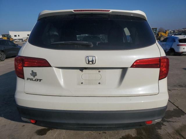 5FNYF5H30JB026629 - 2018 HONDA PILOT EX WHITE photo 6