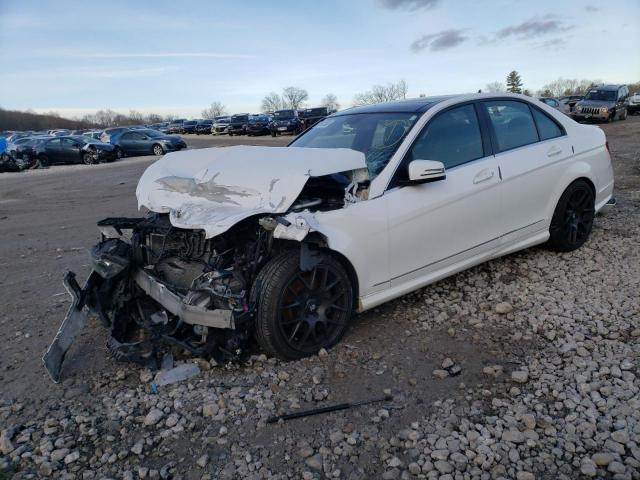 WDDGF8AB9DR243230 - 2013 MERCEDES-BENZ C 300 4MATIC WHITE photo 1