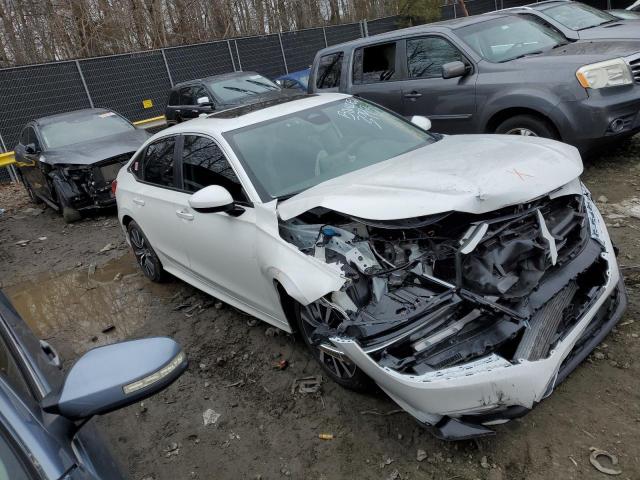 2HGFE1F72NH323993 - 2022 HONDA CIVIC EX WHITE photo 4