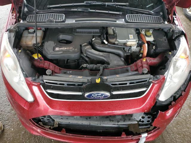 1FADP5BU4DL512445 - 2013 FORD C-MAX SEL RED photo 11
