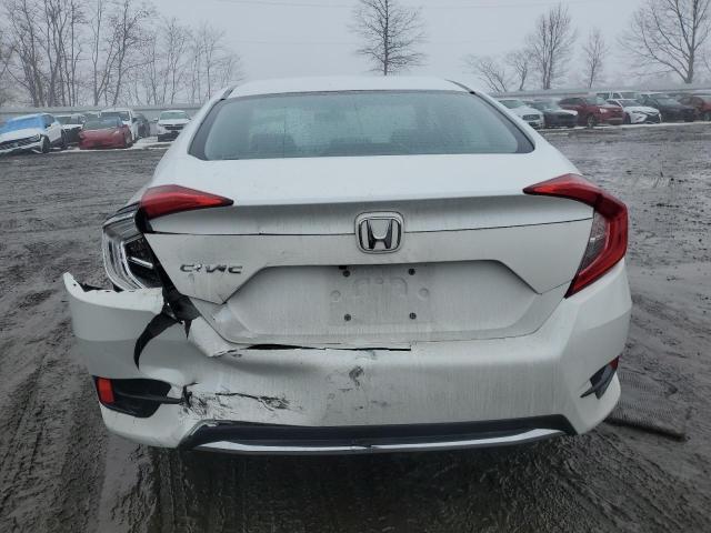 2HGFC2F68KH580798 - 2019 HONDA CIVIC LX WHITE photo 6