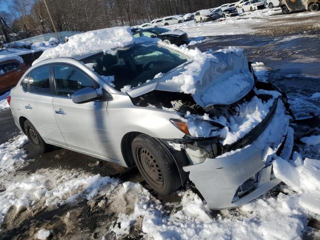 3N1AB7AP6HL673234 - 2017 NISSAN SENTRA S SILVER photo 4