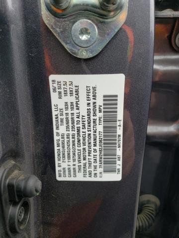 7FARW2H82JE062177 - 2018 HONDA CR-V EXL GRAY photo 13