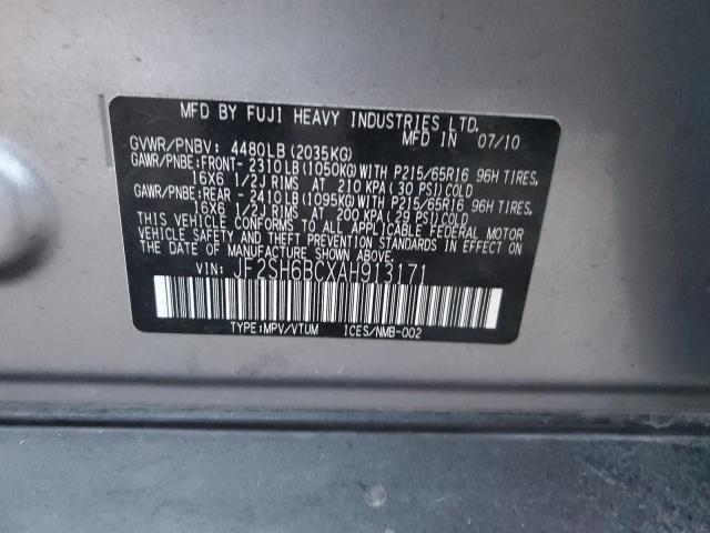 JF2SH6BCXAH913171 - 2010 SUBARU FORESTER XS Gümüş foto 13