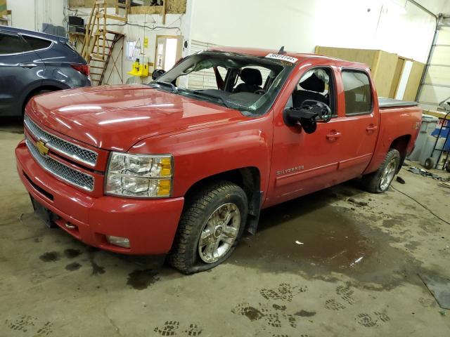 3GCPKSE73CG303204 - 2012 CHEVROLET SILVERADO K1500 LT RED photo 1