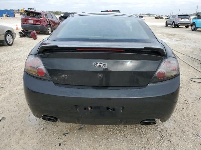 KMHHM66D27U237138 - 2007 HYUNDAI TIBURON GS BLACK photo 6