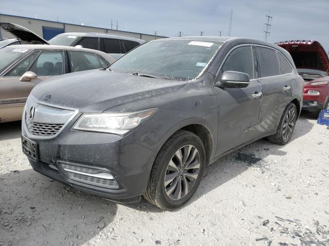 5FRYD3H41GB017061 - 2016 ACURA MDX TECHNOLOGY GRAY photo 1