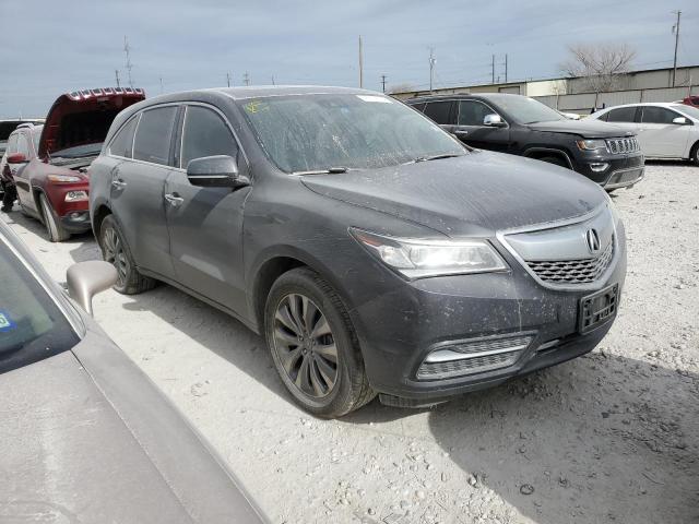 5FRYD3H41GB017061 - 2016 ACURA MDX TECHNOLOGY GRAY photo 4