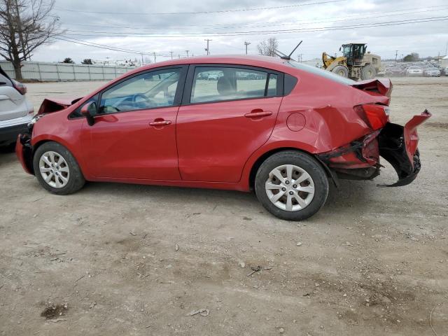 KNADM4A30D6192042 - 2013 KIA RIO LX RED photo 2