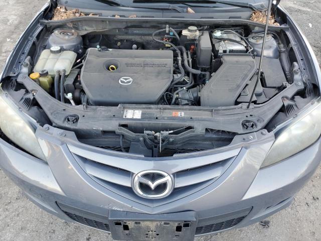 JM1BK324081818497 - 2008 MAZDA 3 S GRAY photo 11