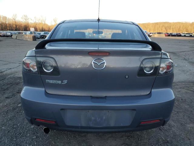 JM1BK324081818497 - 2008 MAZDA 3 S GRAY photo 6