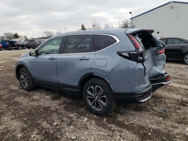 7FARW2H50NE038648 - 2022 HONDA CR-V EX BLUE photo 2