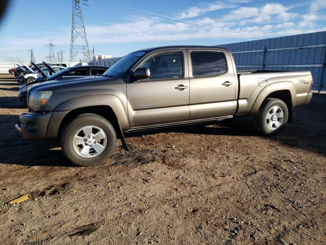 3TMKU4HN7AM024444 - 2010 TOYOTA TACOMA DOUBLE CAB PRERUNNER LONG BED GRAY photo 1