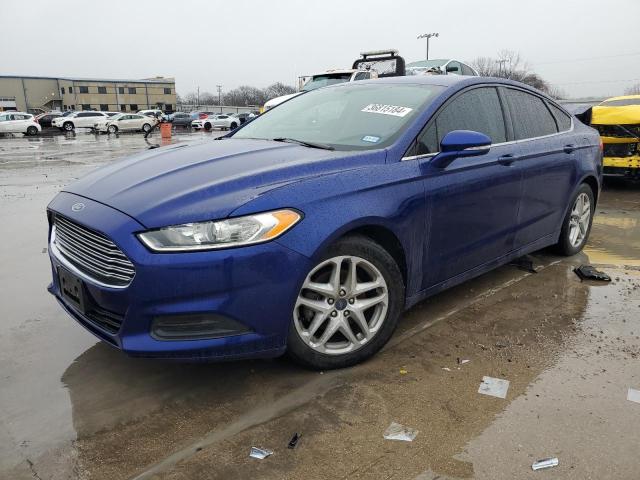 1FA6P0H72G5107058 - 2016 FORD FUSION SE BLUE photo 1