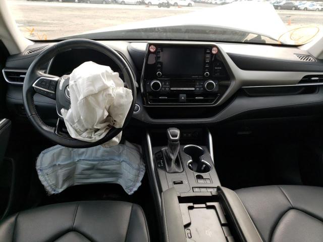 5TDGZRAH7MS516808 - 2021 TOYOTA HIGHLANDER XLE ნაცრისფერი ფოტო 8