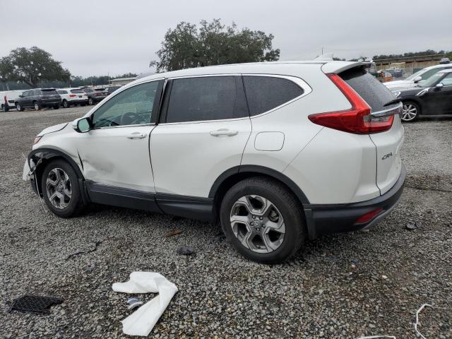 2HKRW2H59KH670136 - 2019 HONDA CR-V EX WHITE photo 2