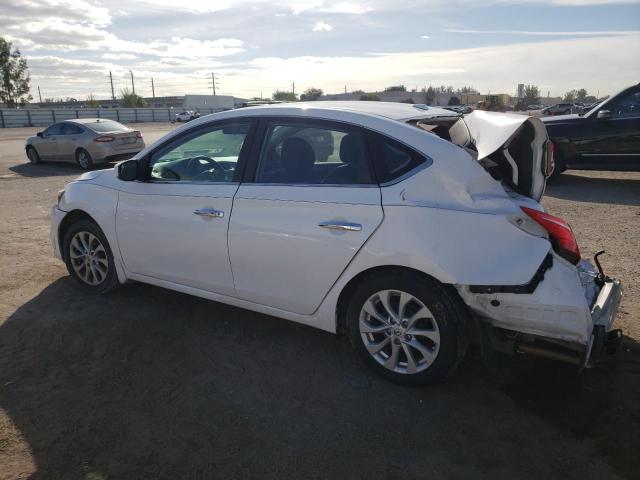 3N1AB7AP0JL654295 - 2018 NISSAN SENTRA S WHITE photo 2