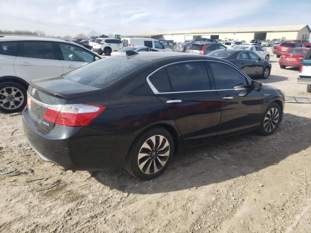 1HGCR6F35FA006386 - 2015 HONDA ACCORD HYBRID BLACK photo 3