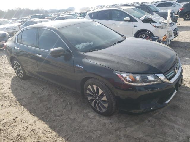 1HGCR6F35FA006386 - 2015 HONDA ACCORD HYBRID BLACK photo 4