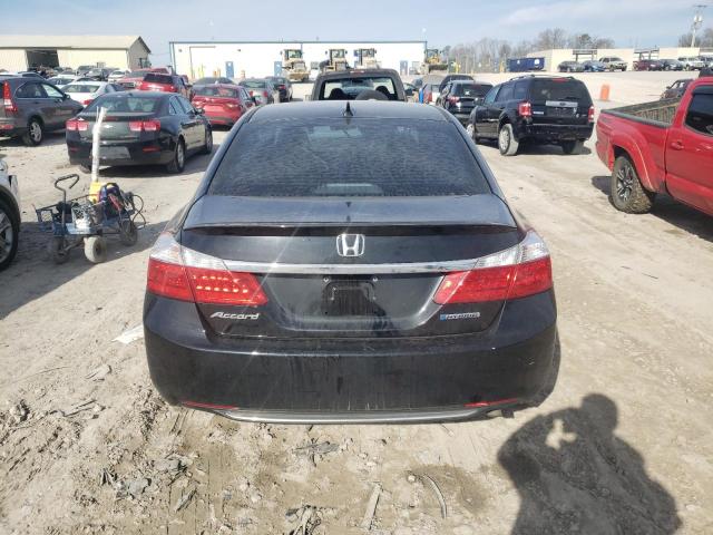 1HGCR6F35FA006386 - 2015 HONDA ACCORD HYBRID BLACK photo 6