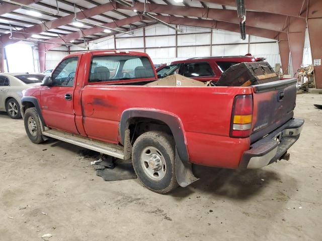 1GCGC24UX1Z278299 - 2001 CHEVROLET SILVERADO C2500 RED photo 2