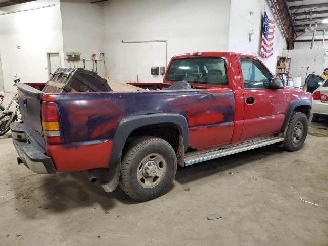 1GCGC24UX1Z278299 - 2001 CHEVROLET SILVERADO C2500 RED photo 3