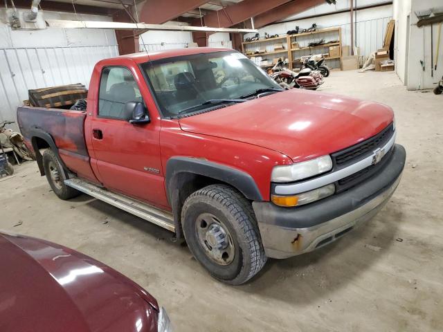 1GCGC24UX1Z278299 - 2001 CHEVROLET SILVERADO C2500 RED photo 4