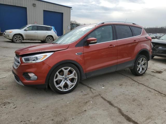 1FMCU9J95KUA27169 - 2019 FORD ESCAPE TITANIUM ORANGE photo 1