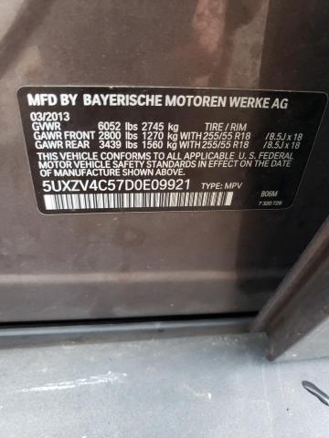 5UXZV4C57D0E09921 - 2013 BMW X5 XDRIVE35I Qəhvəyi foto 13