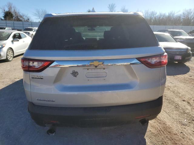 1GNERFKW3JJ139400 - 2018 CHEVROLET TRAVERSE LS SILVER photo 6