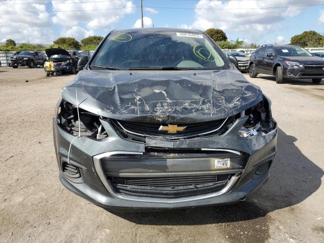 1G1JG6SB1L4123569 - 2020 CHEVROLET SONIC GRAY photo 5