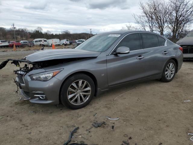 JN1BV7AR8EM700884 - 2014 INFINITI Q50 BASE GRAY photo 1