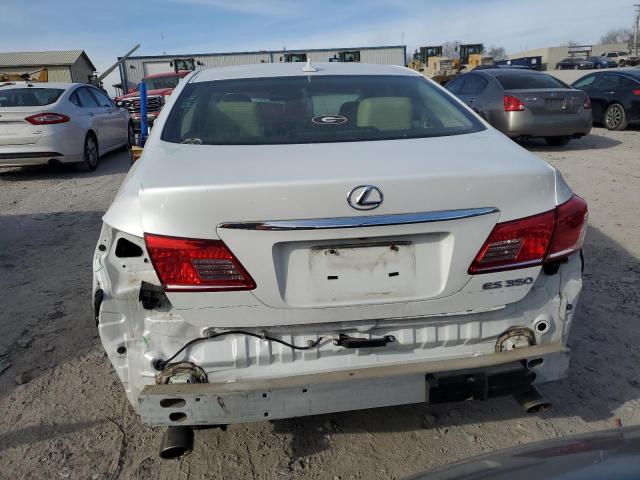 JTHBK1EG3B2454361 - 2011 LEXUS ES 350 WHITE photo 6