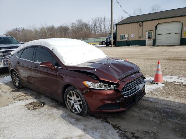 3FA6P0H77GR301534 - 2016 FORD FUSION SE BURGUNDY photo 4