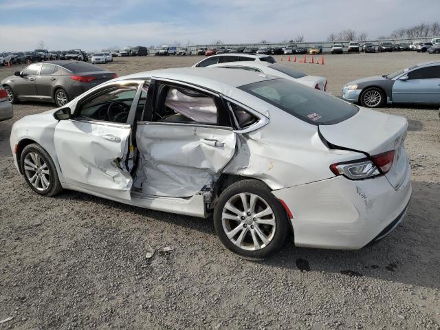 1C3CCCAB0FN598855 - 2015 CHRYSLER 200 LIMITED WHITE photo 2