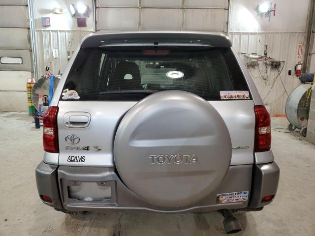 JTEHD20V946020244 - 2004 TOYOTA RAV4 SILVER photo 6