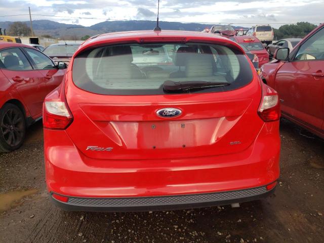 1FAHP3M20CL423374 - 2012 FORD FOCUS SEL RED photo 6